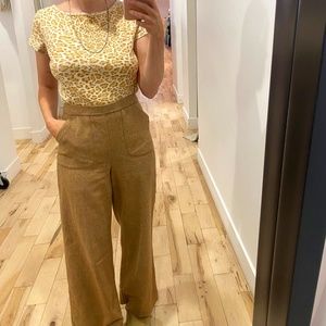 Wide leg trousers // Pants // Organic wool